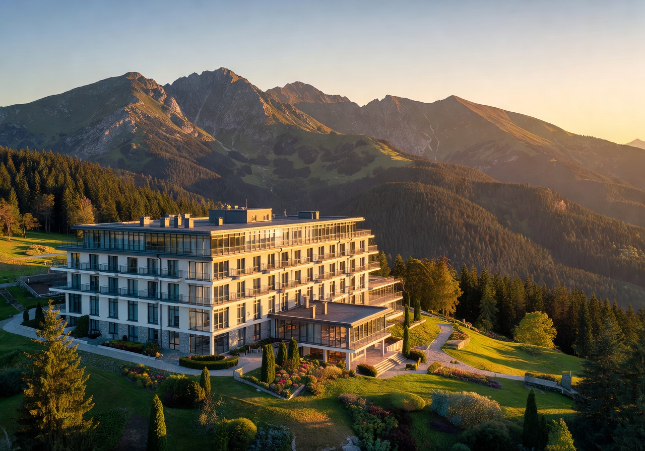 Hotel Golebiewski Karpacz mountain resort with snow