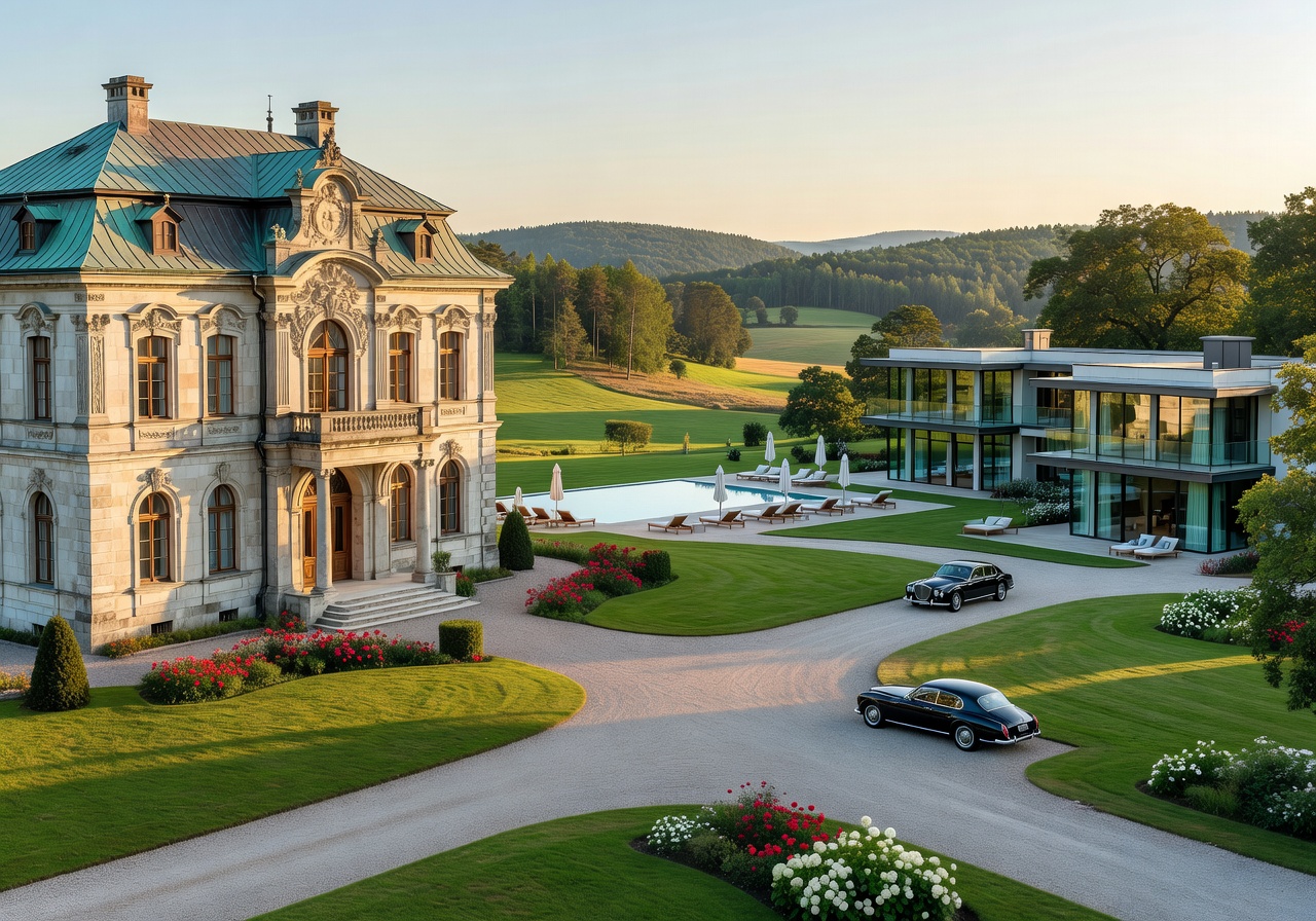 Luxury Polish hotel collection panoramic view